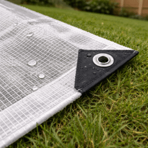 Clear Tarpaulin 100gsm Monotex — Waterproof UV-Stabilised Sheet Multipurpose